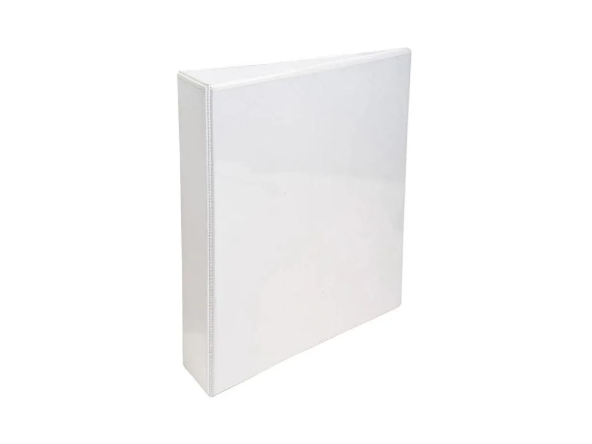Alpha Presentation Binder 3 Rings A4, 25mm Spine, White (303)