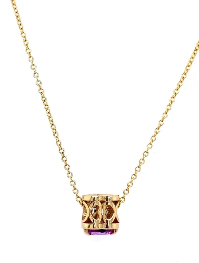 Barbie Pink Heart Slider Necklace