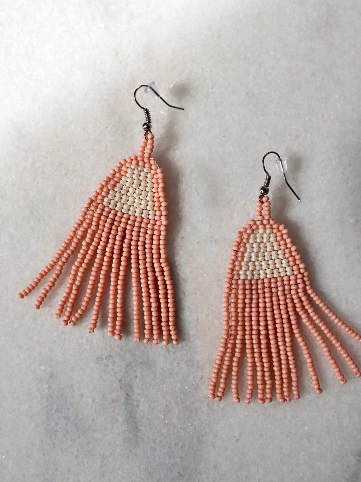Beaded Fringe Earrings In Campaña