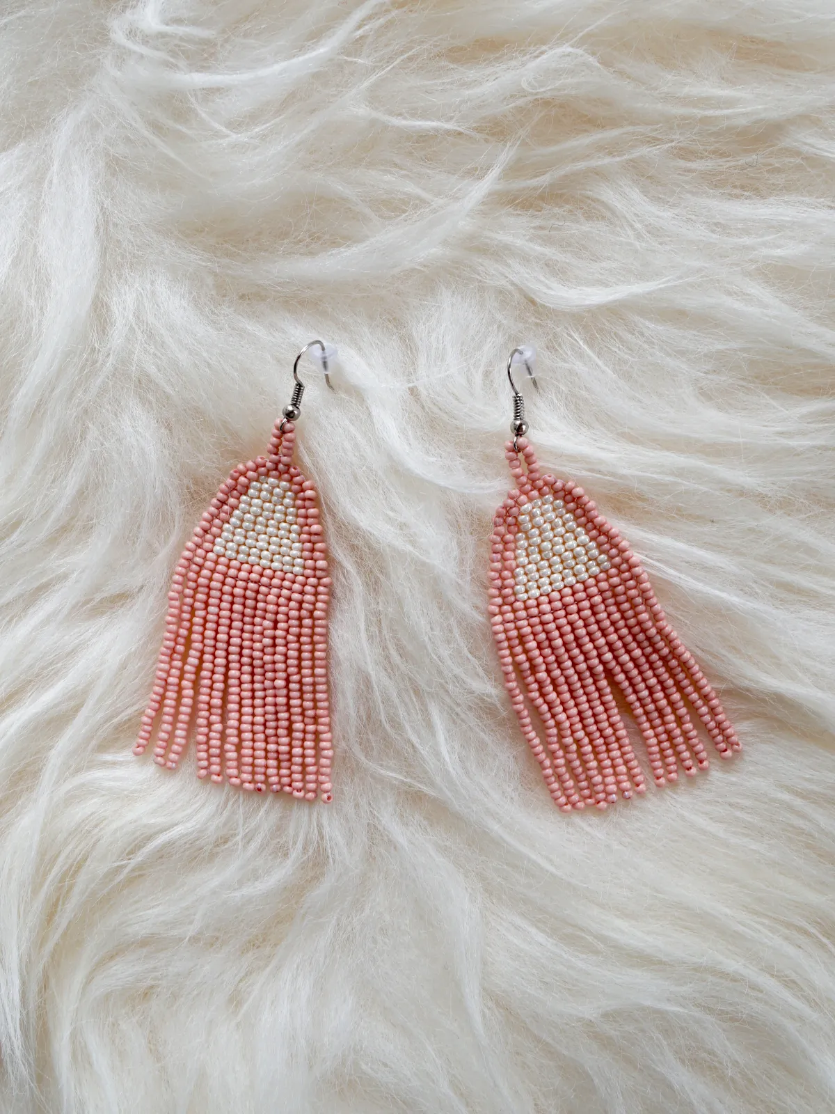 Beaded Fringe Earrings In Campaña