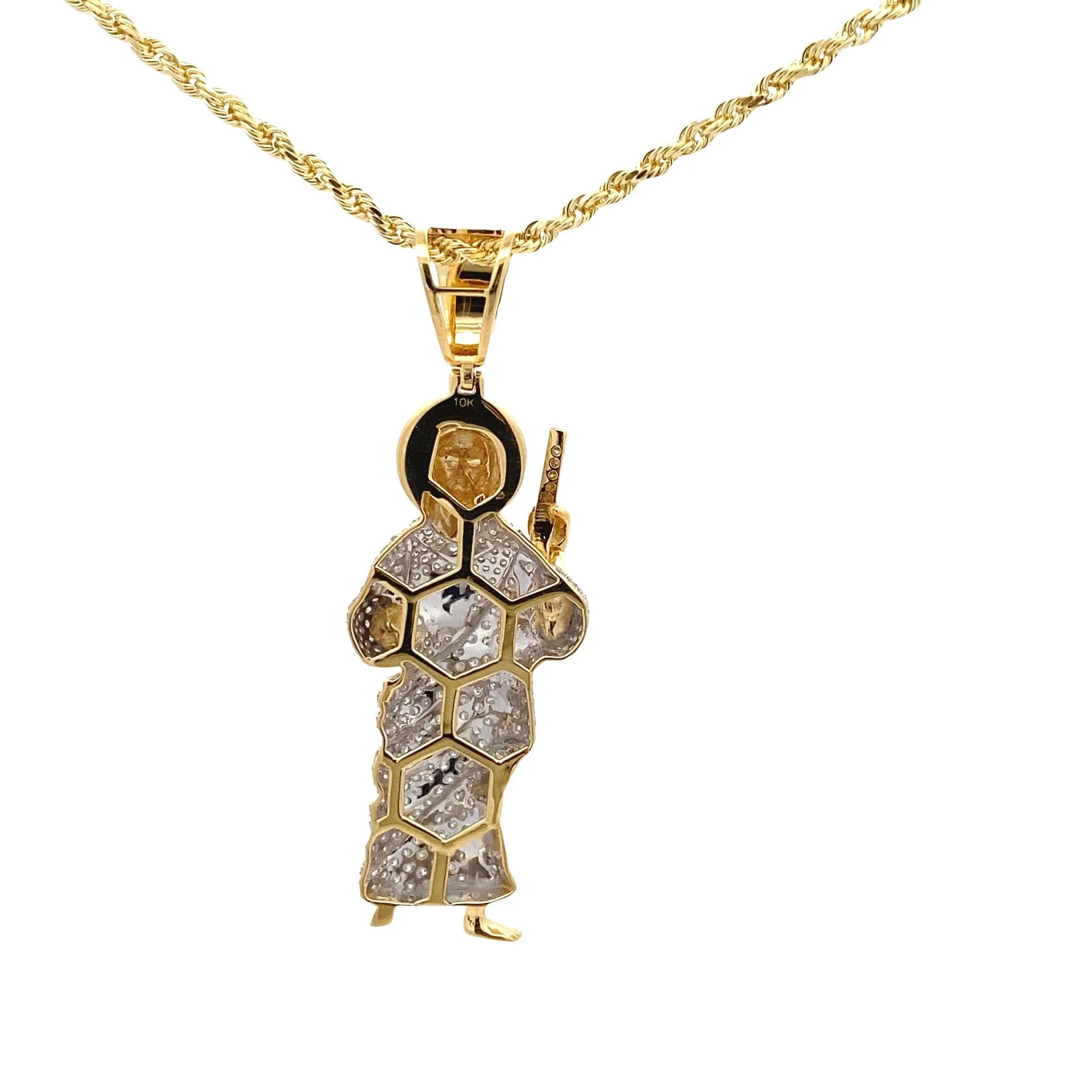 Diamond 1.03Ctw Saint Jude Pendant