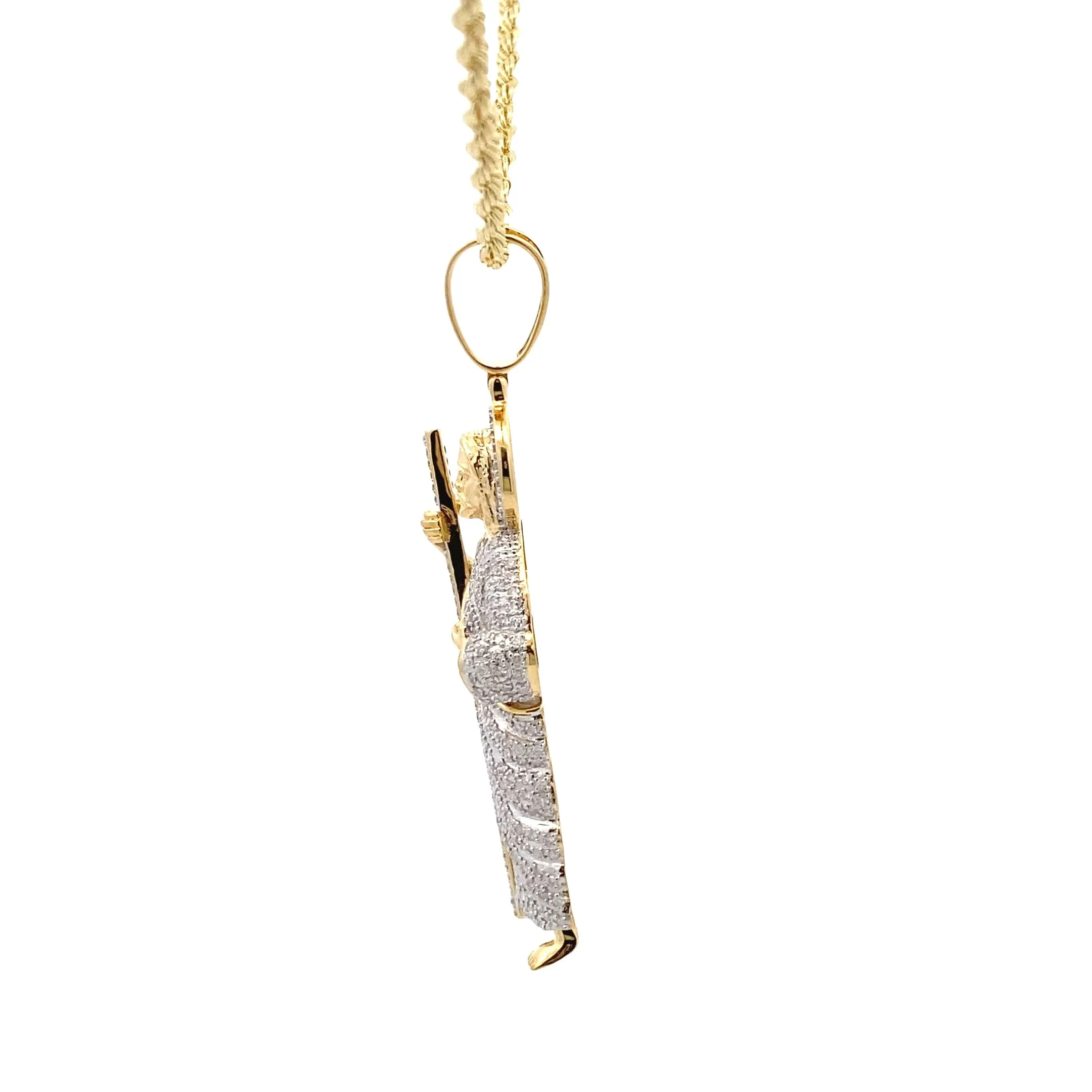 Diamond 1.03Ctw Saint Jude Pendant