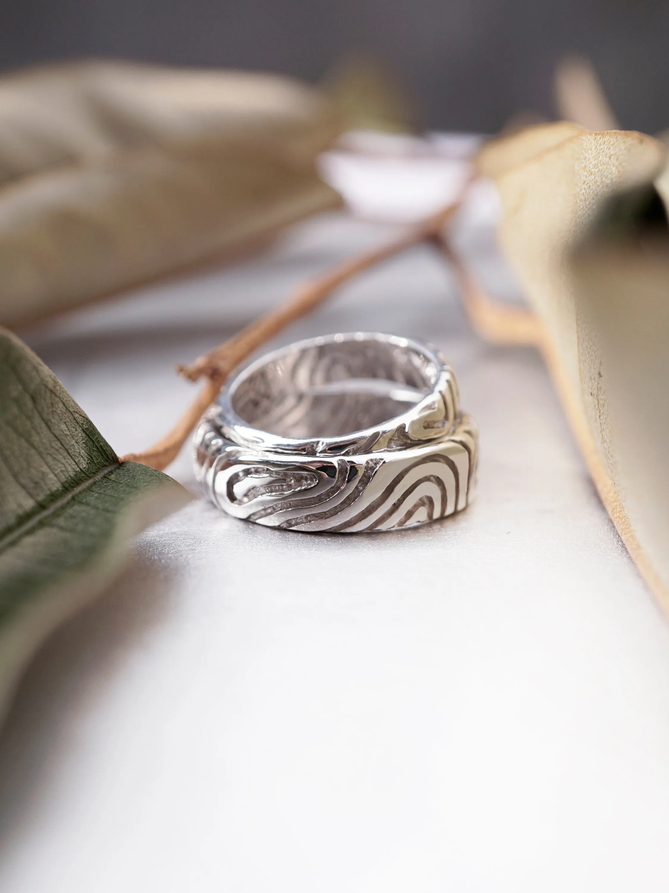 Gold Couple wedding bands LAND