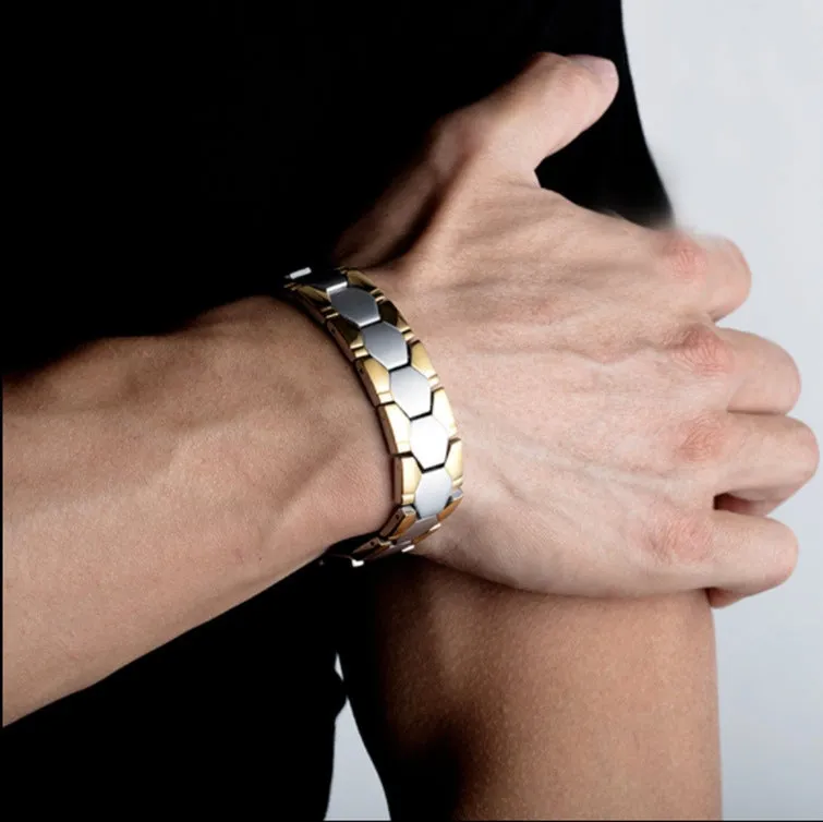 Hexagon Magnet Band Bracelets