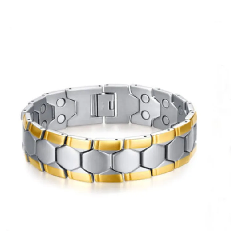 Hexagon Magnet Band Bracelets