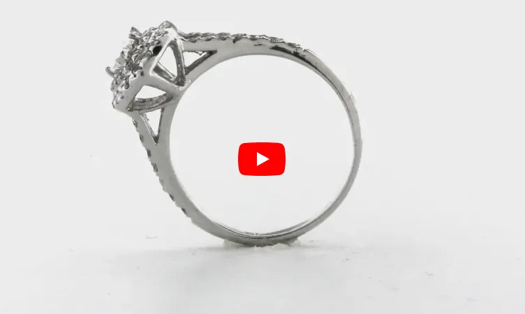 Marquise Diamond Engagement Ring 2.34 ct tw 14K White Gold DENG014