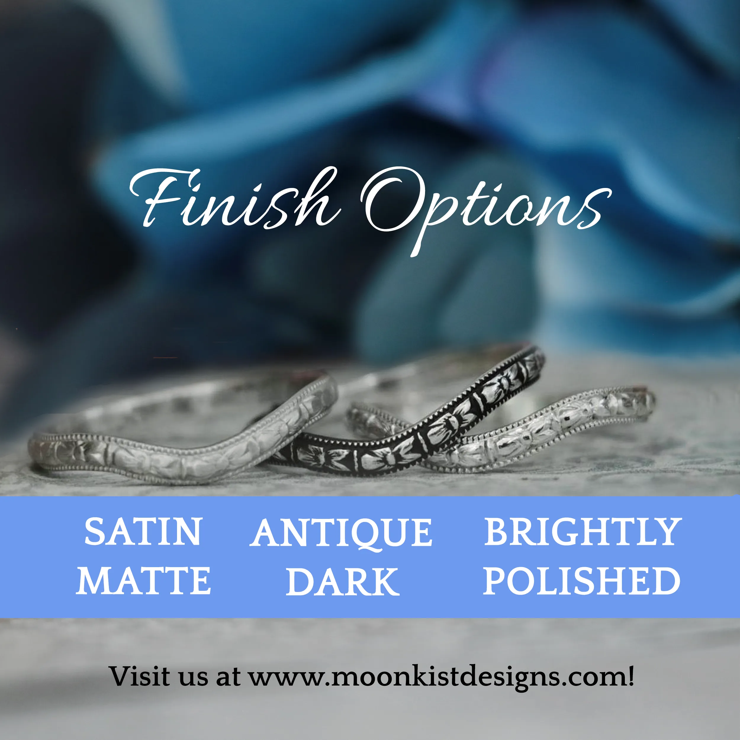 Moon and Stars Engagement Ring Set   | Moonkist Designs