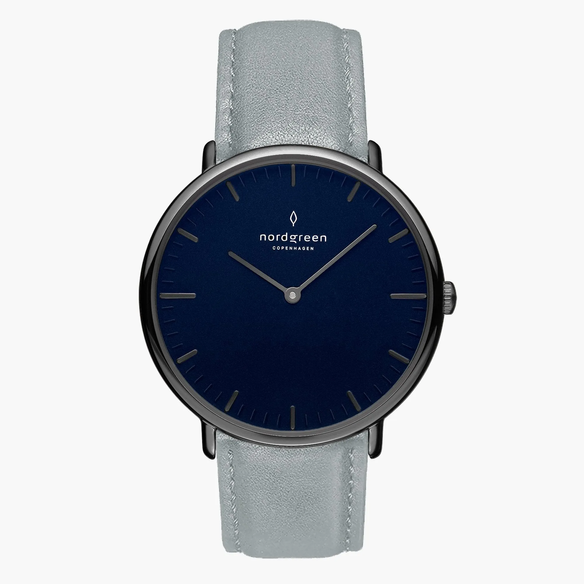 Native | Navy Dial - Dove Grey Vegan Leather