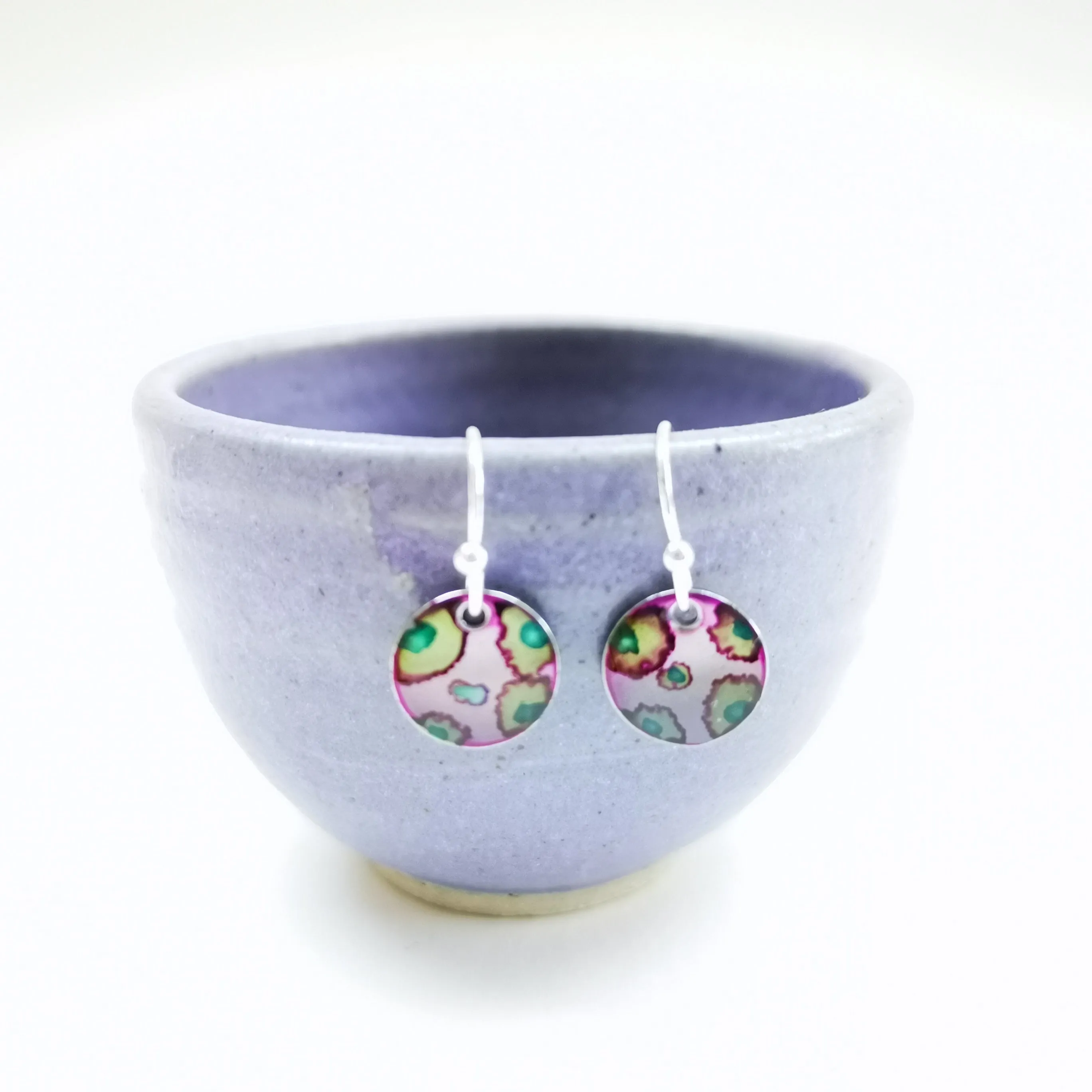 Redwood - sterling silver earrings