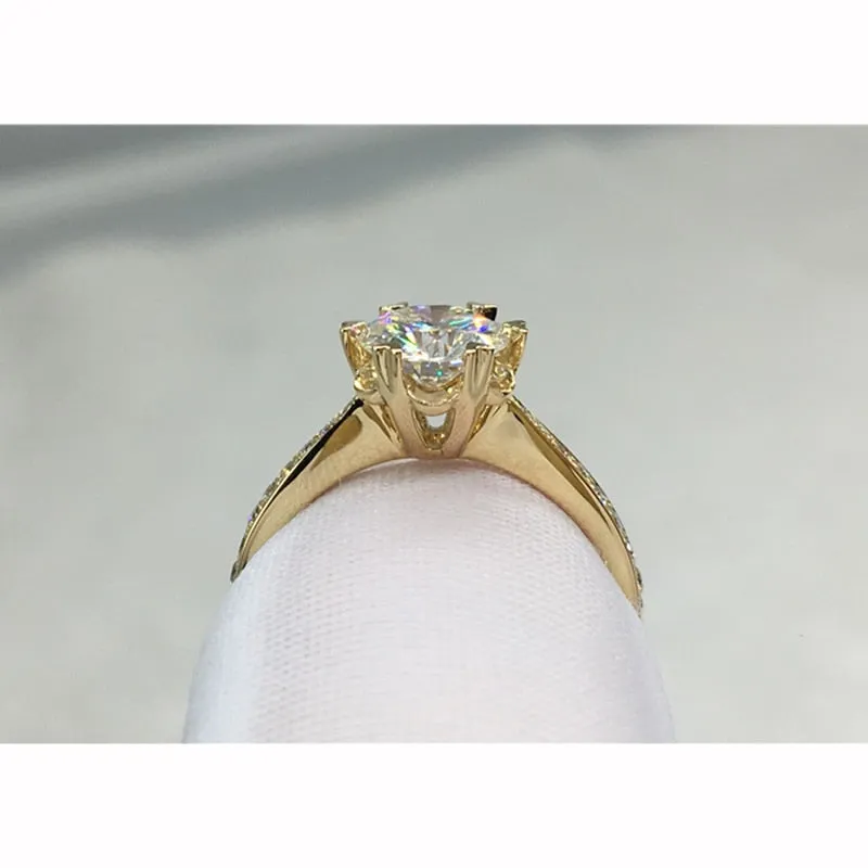 Snowflake Engagement Anniversary Ring in 14K Gold - Pre Order 3-4 weeks
