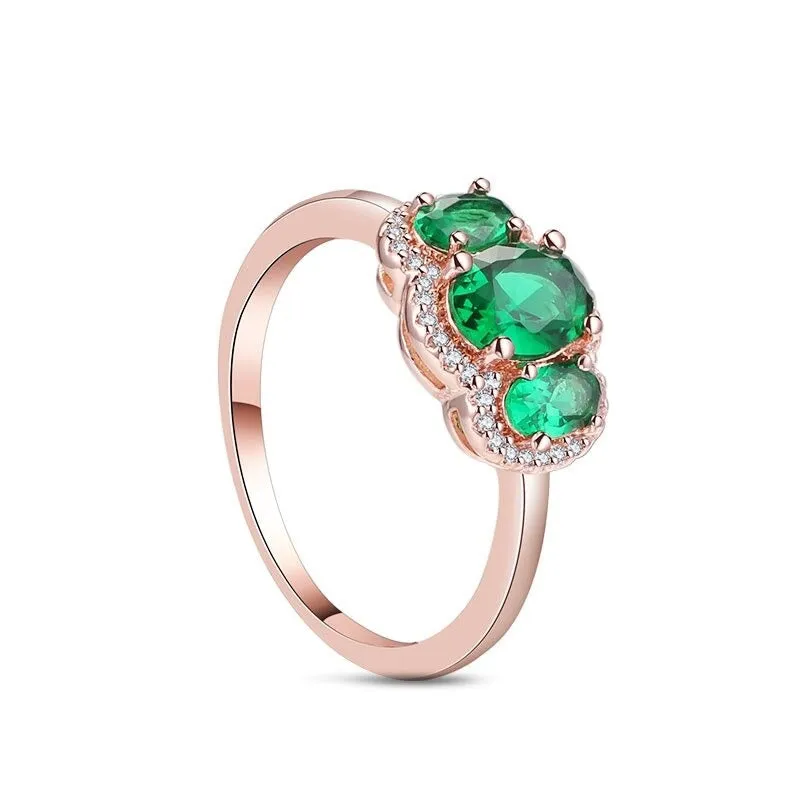 Sterling Silver Zircon Stylish Sparkling Ring For Women