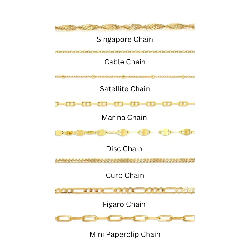 Virgo Pave Zodiac Necklace